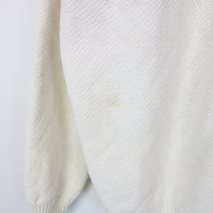 Vintage 80's Prince Bellini Patterned Knit Sweater - L-NEWLIFE Clothing