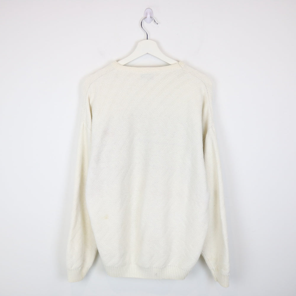 Vintage 80's Prince Bellini Patterned Knit Sweater - L-NEWLIFE Clothing