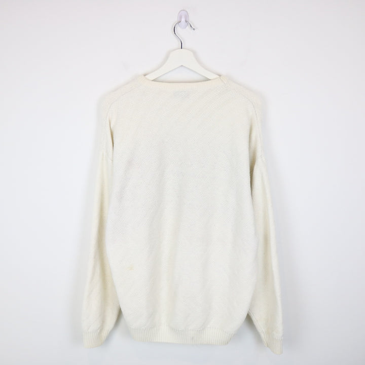 Vintage 80's Prince Bellini Patterned Knit Sweater - L-NEWLIFE Clothing