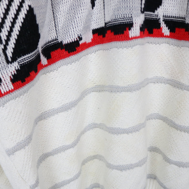 Vintage 80's Prince Bellini Patterned Knit Sweater - L-NEWLIFE Clothing