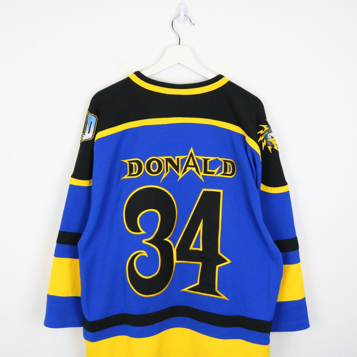 Vintage 00's Disney Donald's Destroyers Hockey jersey - M-NEWLIFE Clothing