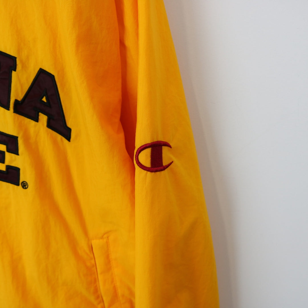 Vintage 00's Arizona State University Sun Devils Champion Pullover Windbreaker - L-NEWLIFE Clothing