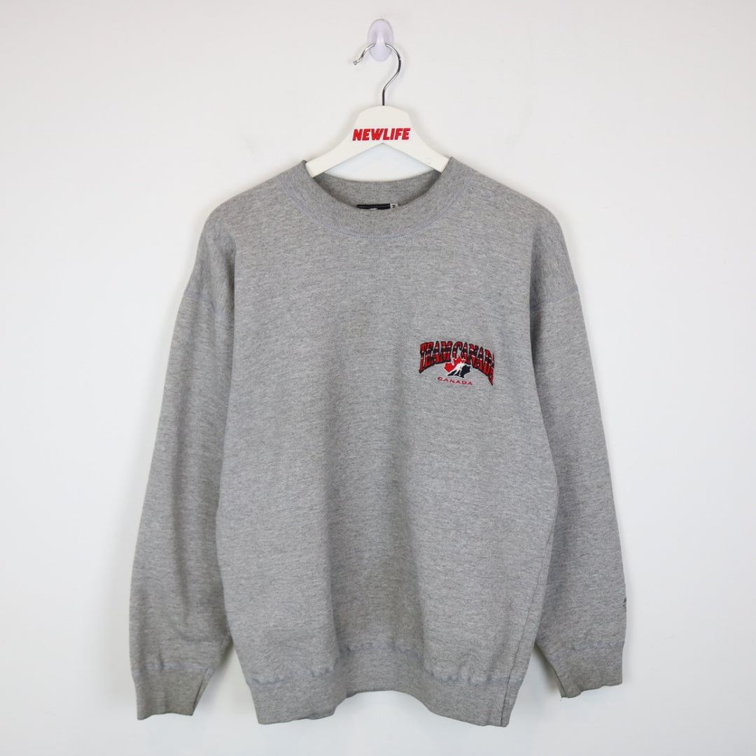 VIntage 90's Team Canada Hockey Starter Crewneck - M-NEWLIFE Clothing