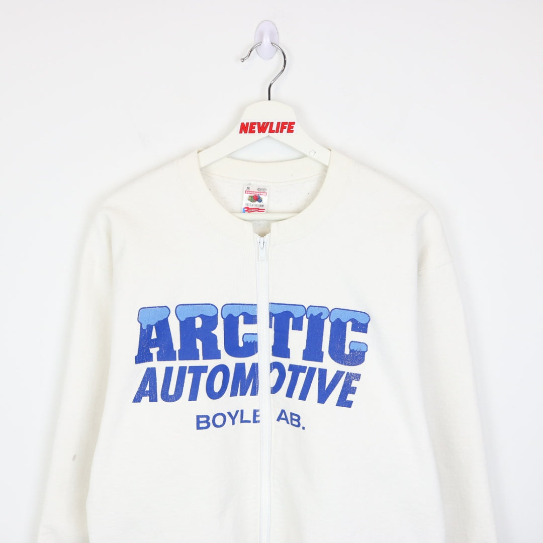 Vintage 90's Arctic Automotive Zip Up Sweater - M-NEWLIFE Clothing