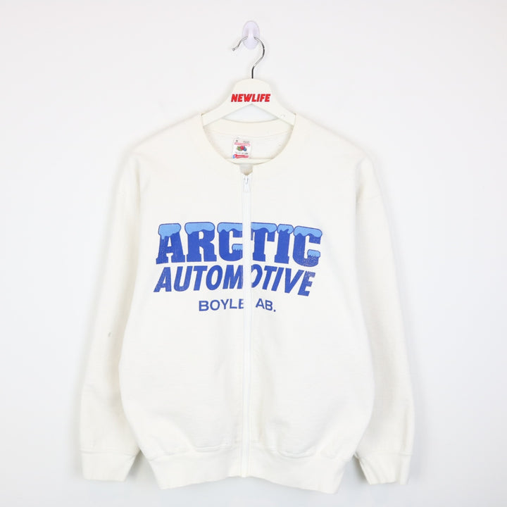 Vintage 90's Arctic Automotive Zip Up Sweater - M-NEWLIFE Clothing