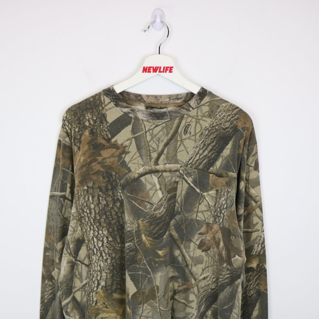 Vintage 00's Real Tree Camo Long Sleeve Tee - L-NEWLIFE Clothing