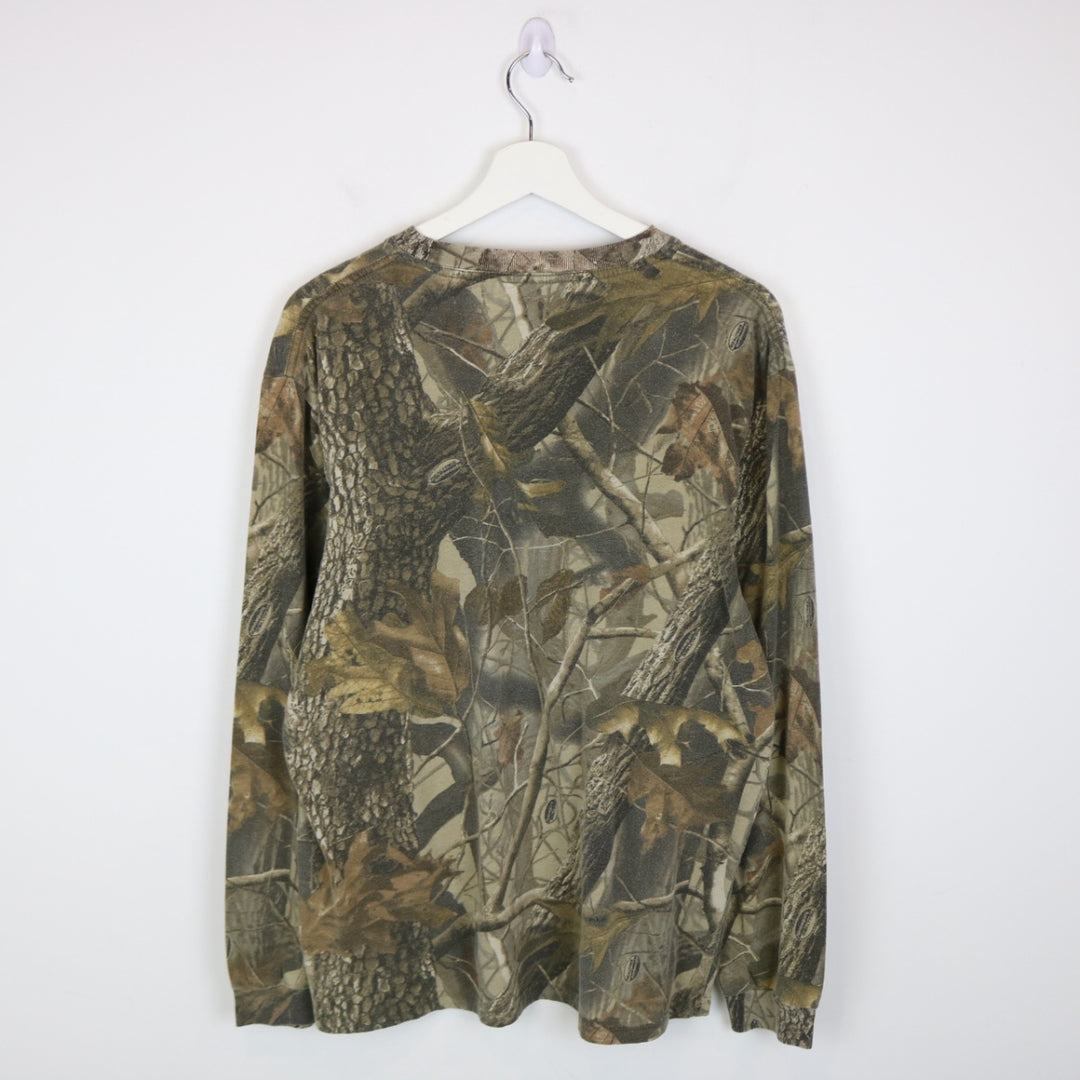 Vintage 00's Real Tree Camo Long Sleeve Tee - L-NEWLIFE Clothing