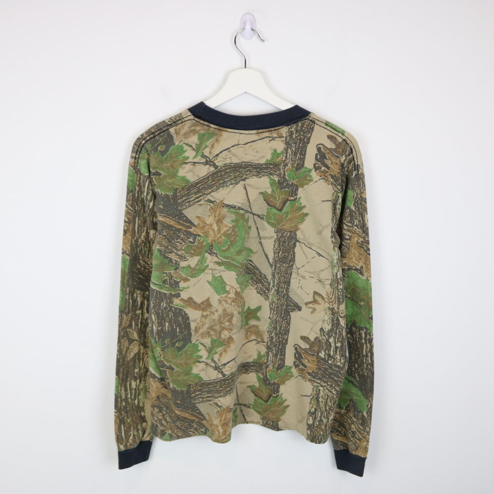 Vintage 80's Real Tree Camo Long Sleeve Tee - L-NEWLIFE Clothing
