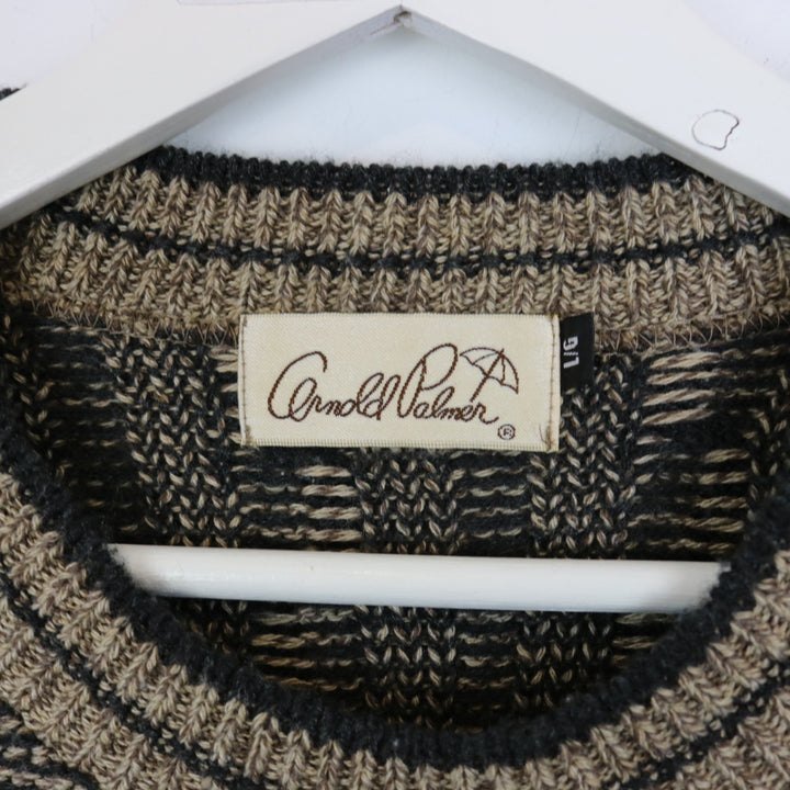 Vintage 80's Arnold Palmer Cable Knit Sweater - M-NEWLIFE Clothing