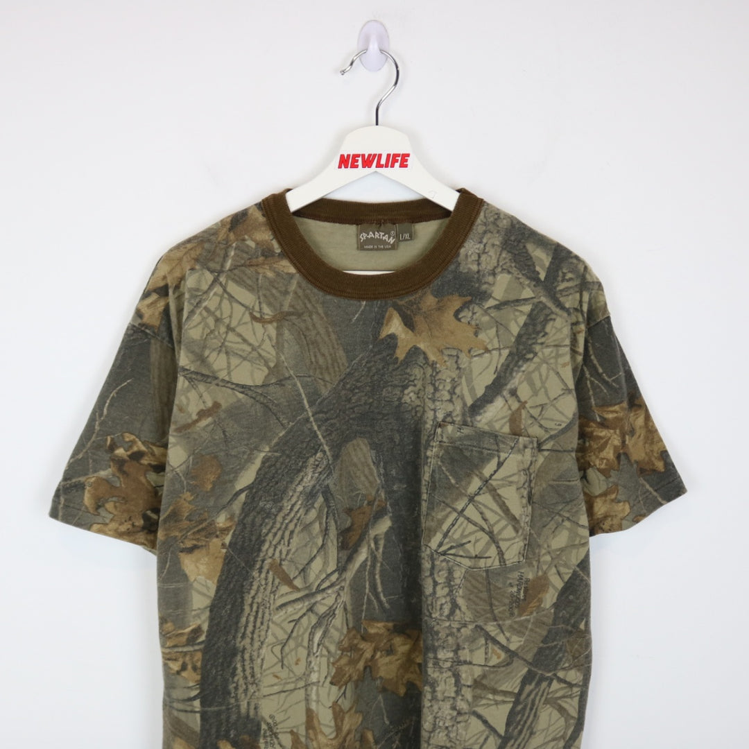 Vintage 90's Real Tree Camo Pocket Tee - XL-NEWLIFE Clothing
