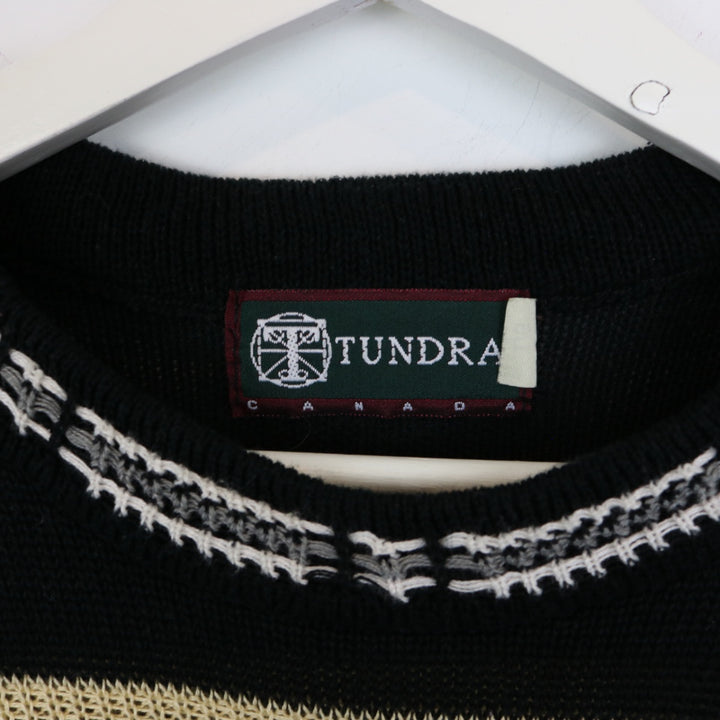 Vintage 90's Tundra Textured Coogi Style Knit Sweater - S-NEWLIFE Clothing