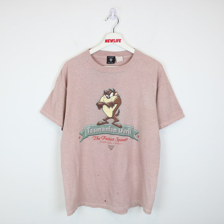 Vintage 90's Looney Tunes Tasmanian Devil Tee - L-NEWLIFE Clothing