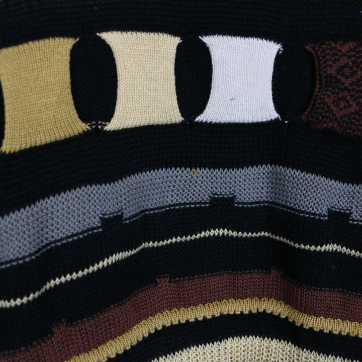 Vintage 90's Tundra Textured Coogi Style Knit Sweater - S-NEWLIFE Clothing