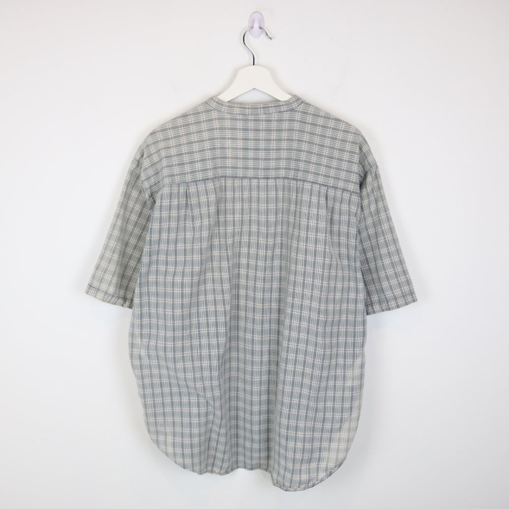 Vintage 90's Plaid Short Sleeve Button Up - L-NEWLIFE Clothing