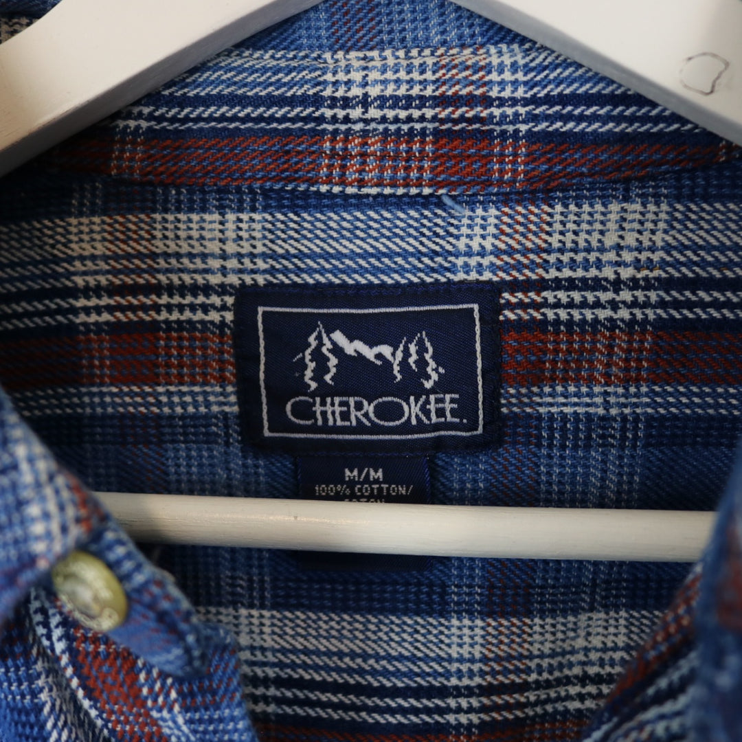 Vintage 90's Cherokee Plaid Flannel Shacket - M-NEWLIFE Clothing