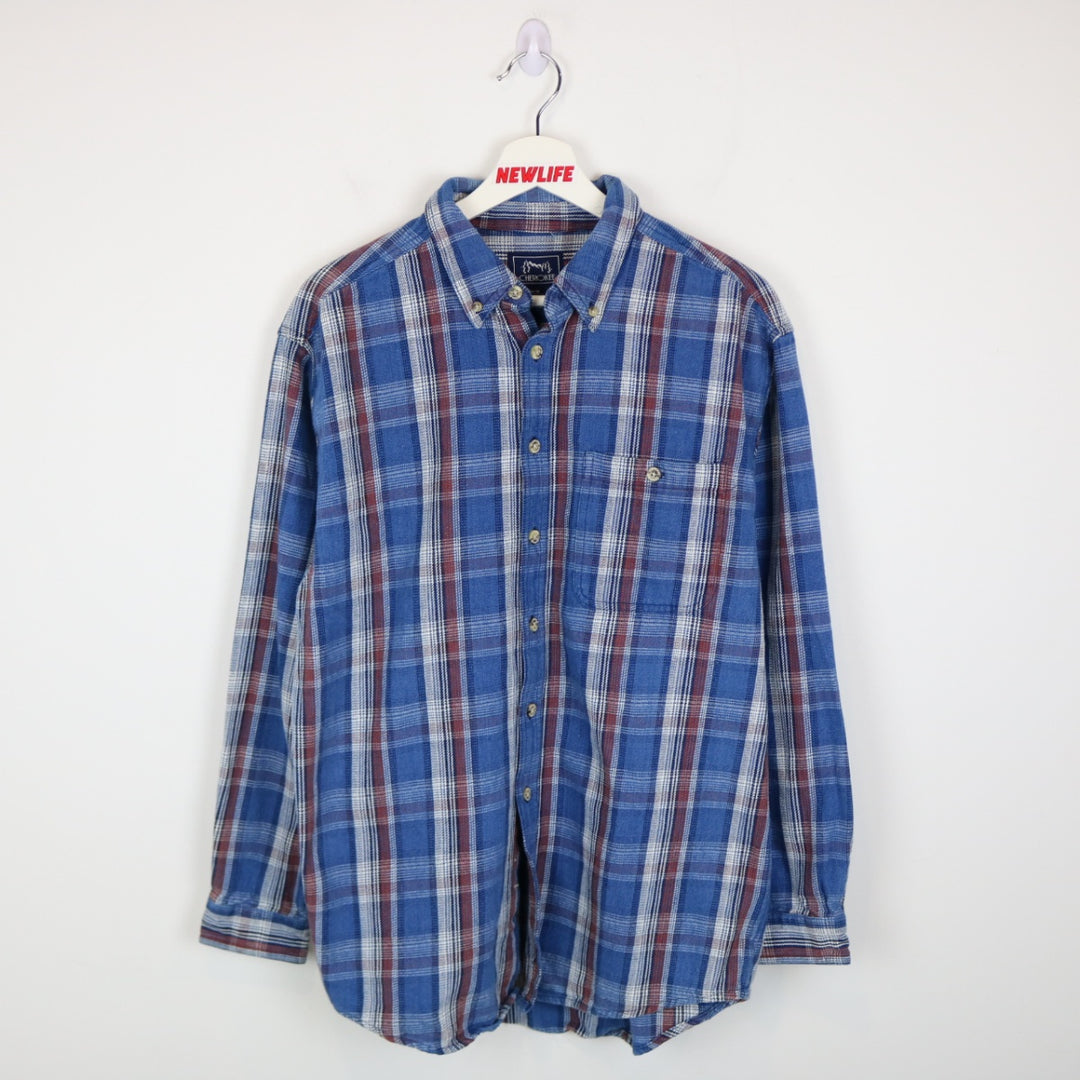 Vintage 90's Cherokee Plaid Flannel Shacket - M-NEWLIFE Clothing