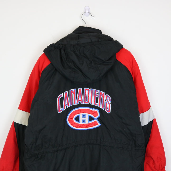 Vintage 90's Montreal Canadiens Chalk Line Puffer Jacket - M-NEWLIFE Clothing