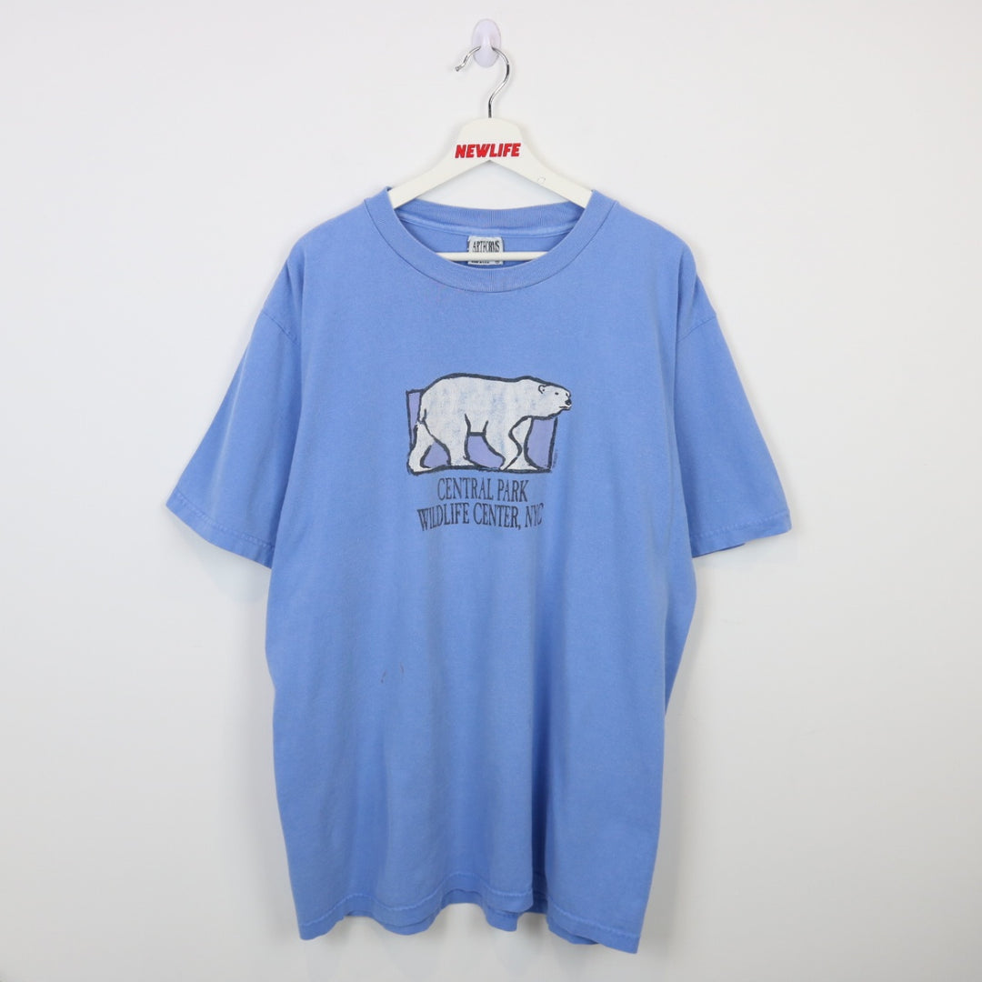 Vintage 90's Central Park New York Wildlife Center Tee - XL-NEWLIFE Clothing