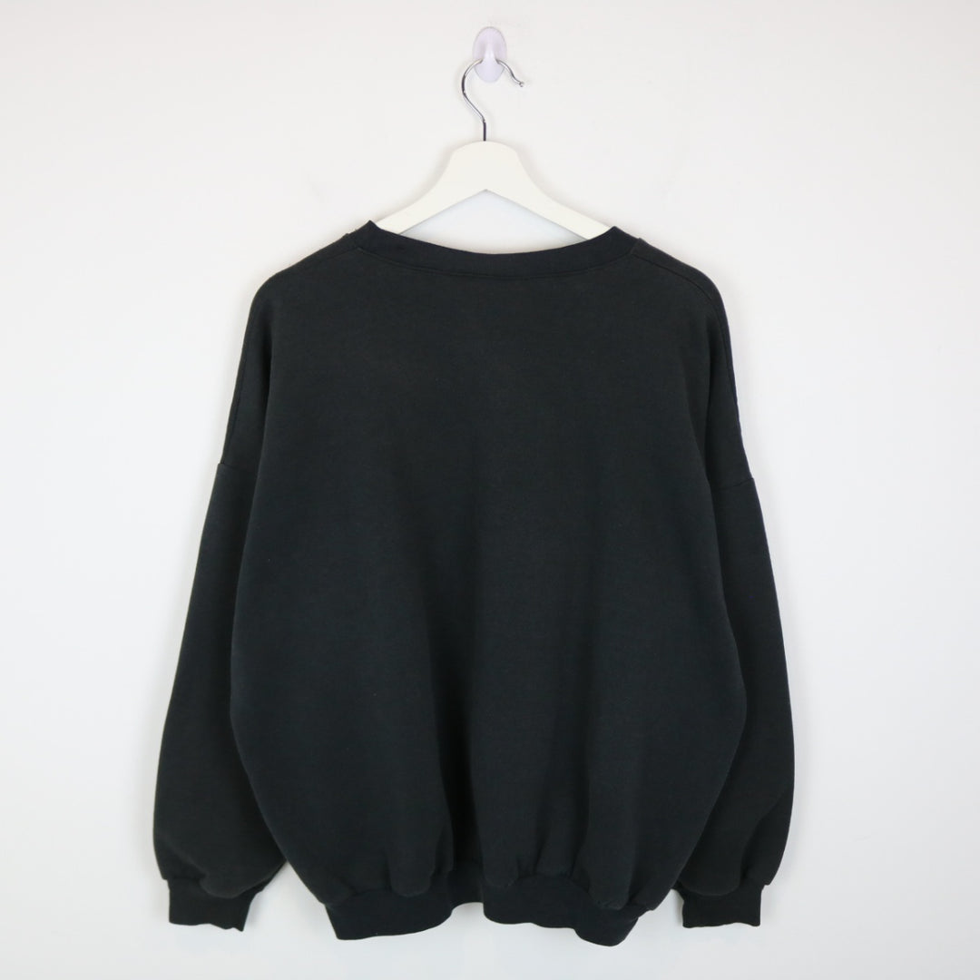 Vintage 80's Wolf Banff Nature Crewneck - XL-NEWLIFE Clothing