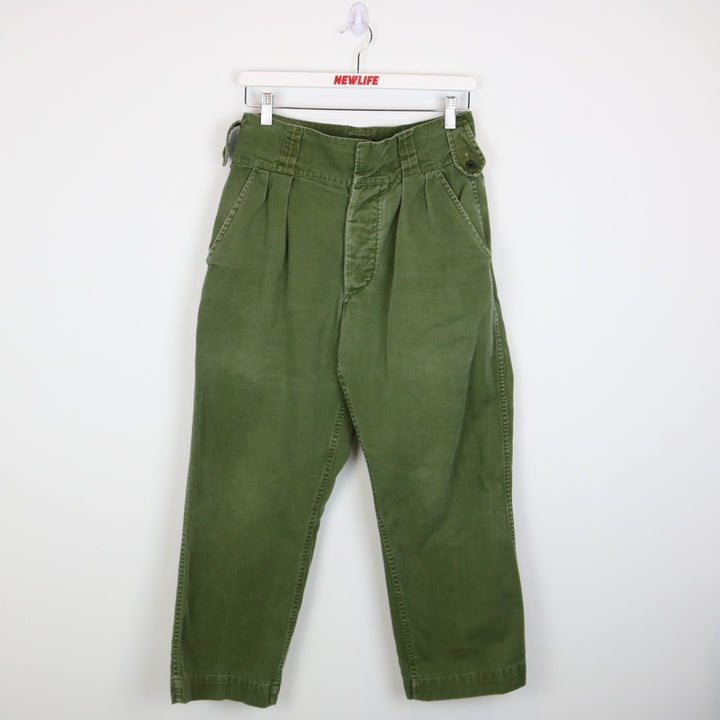 Vintage 80's Military Trousers - 30"-NEWLIFE Clothing