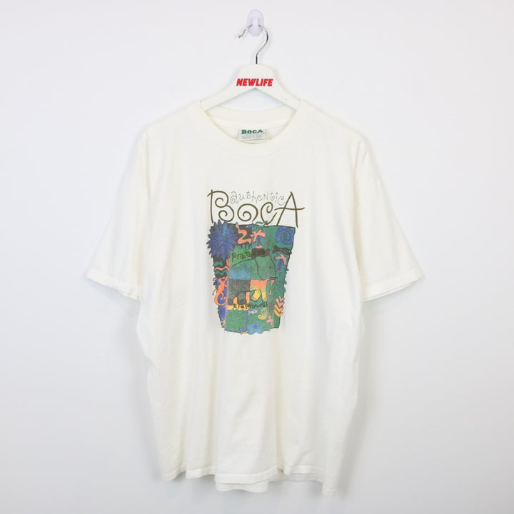 Vintage 90's Boca Protect Elephants Tee - XL-NEWLIFE Clothing