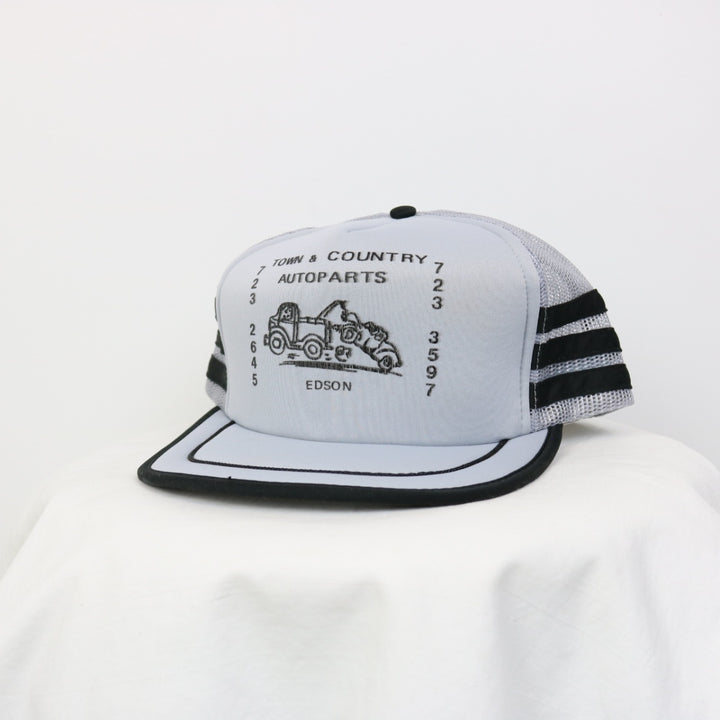 Vintage 90's Town & Country Autoparts Trucker Hat - OS-NEWLIFE Clothing