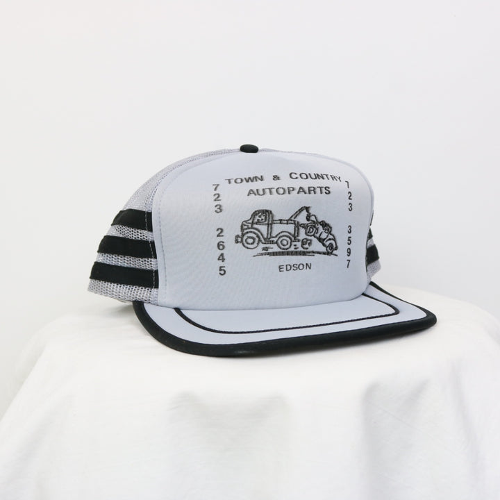 Vintage 90's Town & Country Autoparts Trucker Hat - OS-NEWLIFE Clothing