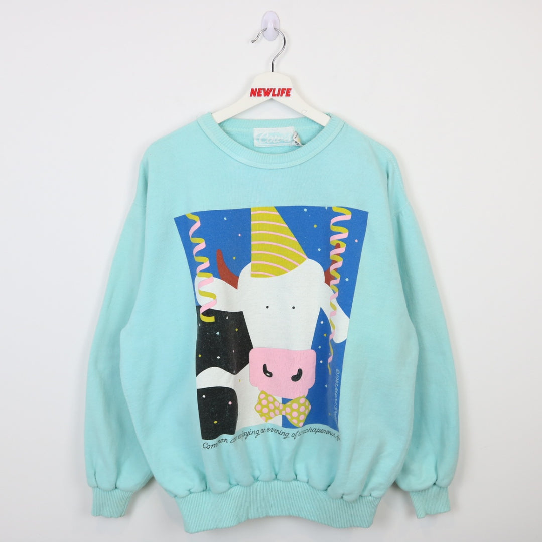 Vintage 1987 Cows Ice Cream Crewneck - XL-NEWLIFE Clothing