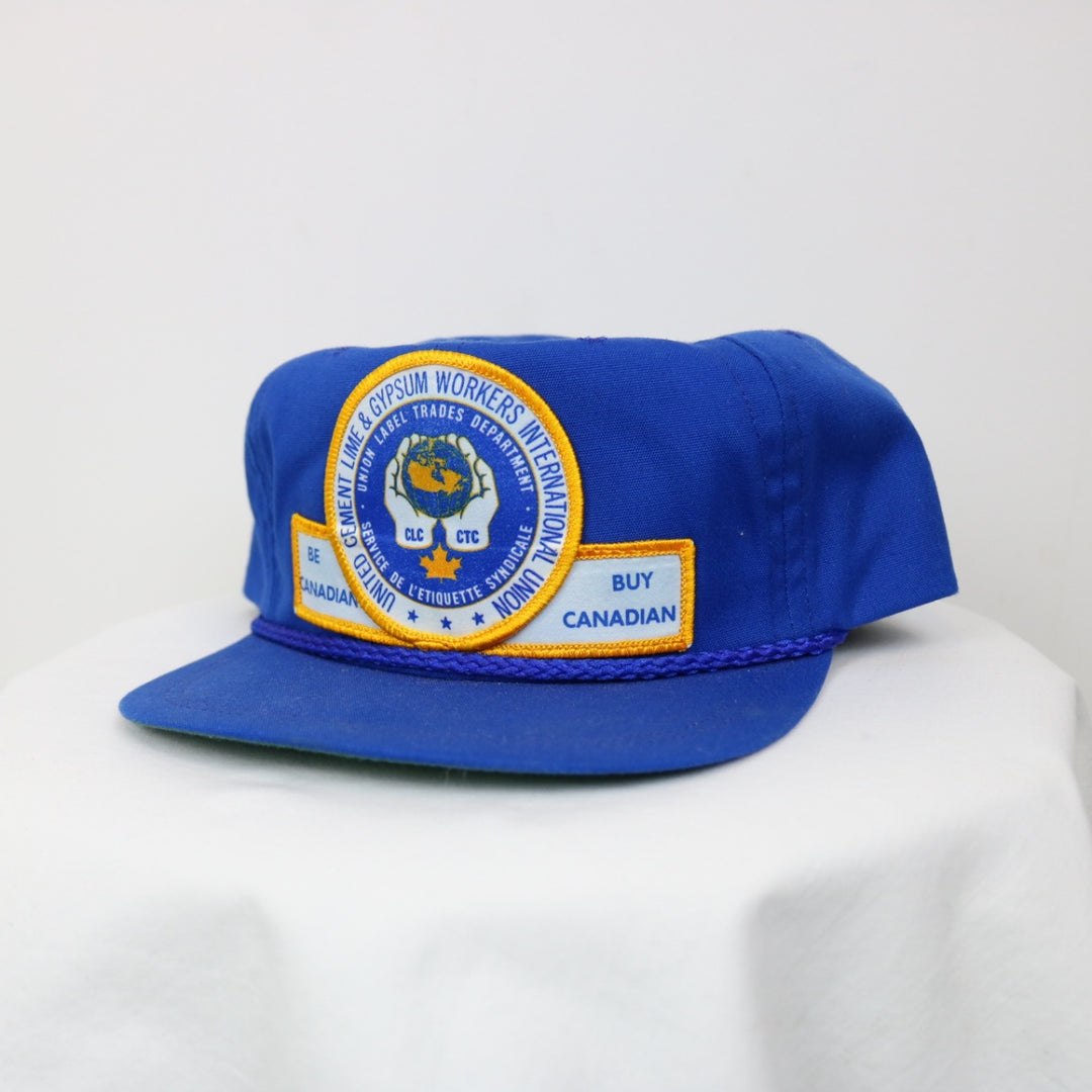 Vintage 80's United Gement Lime & Gypsum Workers Rope Hat - OS-NEWLIFE Clothing