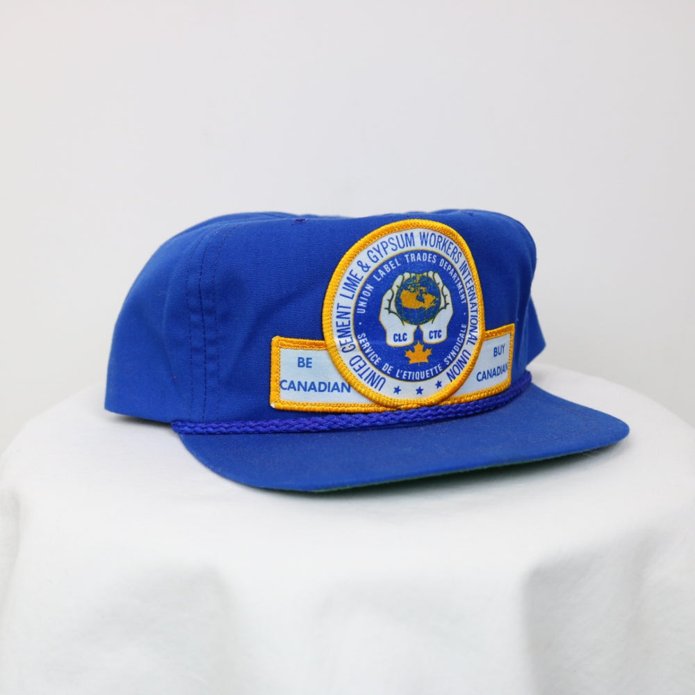 Vintage 80's United Gement Lime & Gypsum Workers Rope Hat - OS-NEWLIFE Clothing