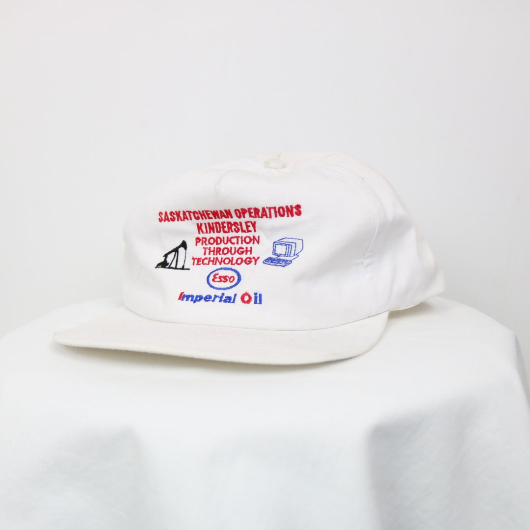 Vintage 90's Esso Imperial Oil Saskatchewan Hat - OS-NEWLIFE Clothing