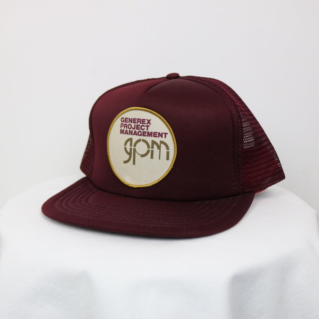 Vintage 80's Generex Project Management Trucker Hat - OS-NEWLIFE Clothing