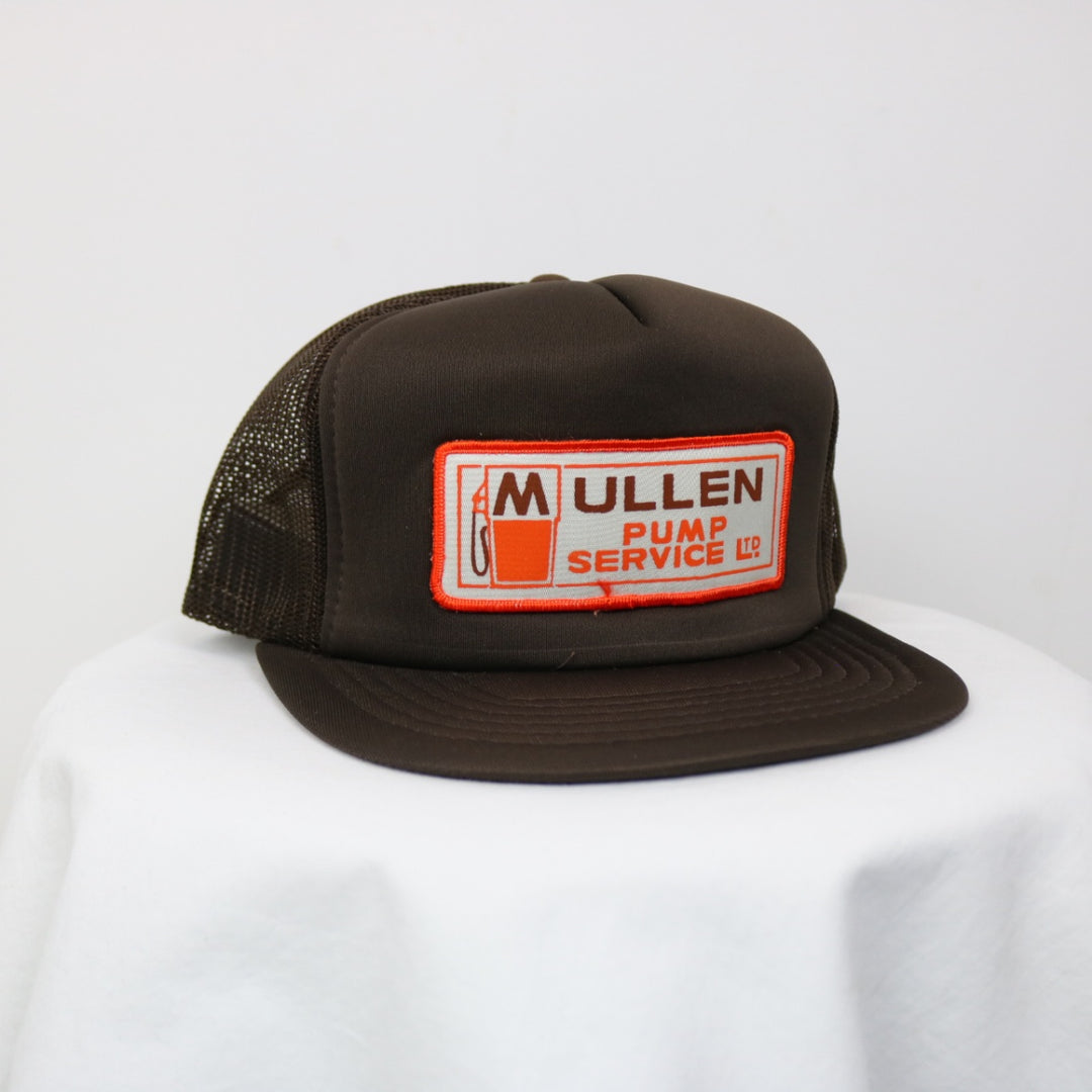 Vintage 80's Mullen Pump Service Trucker Hat - OS-NEWLIFE Clothing