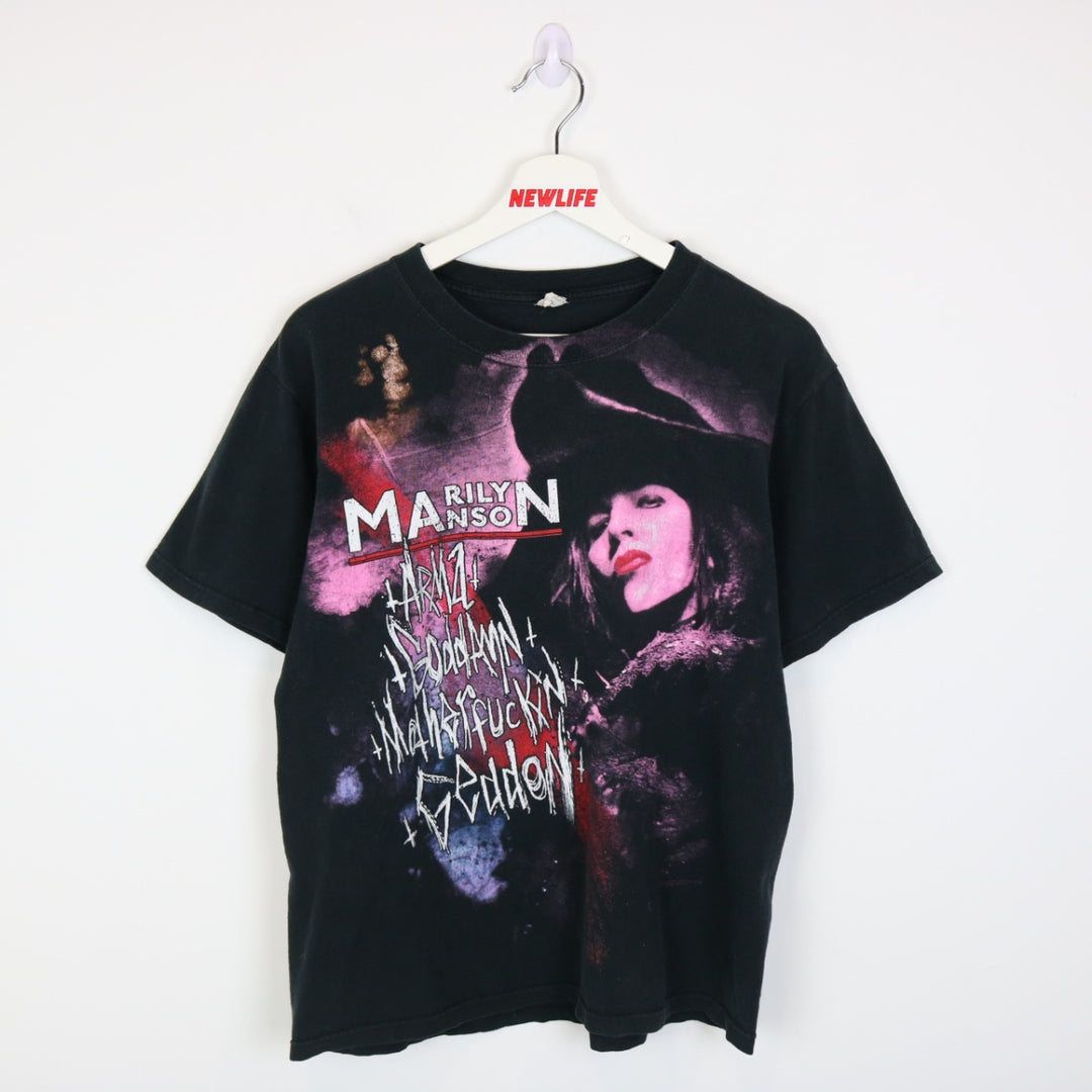 Vintage 00's Marilyn Manson We're From America Tour Tee - M-NEWLIFE Clothing