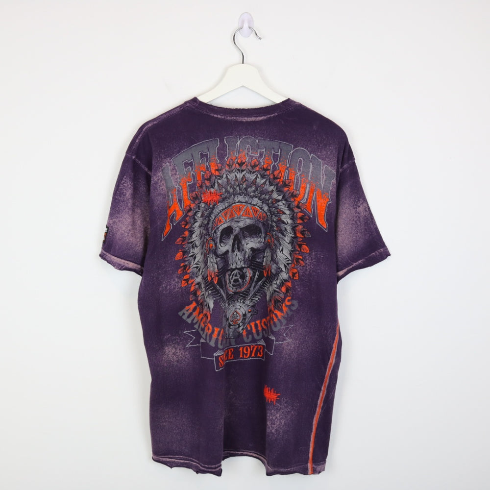 Y2K Affliction Live Fast Tee - L-NEWLIFE Clothing