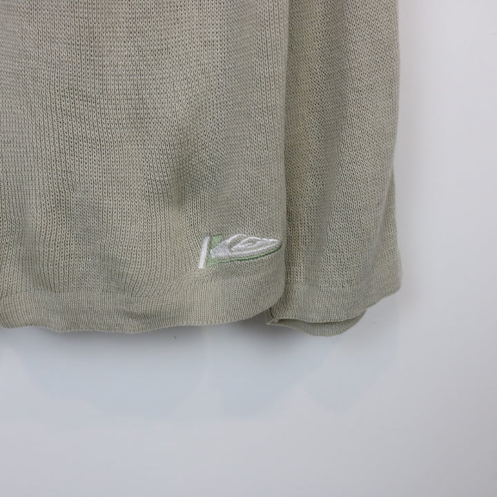 Vintage 80's Quiksilver Quarter Zip Knit Sweater - L-NEWLIFE Clothing