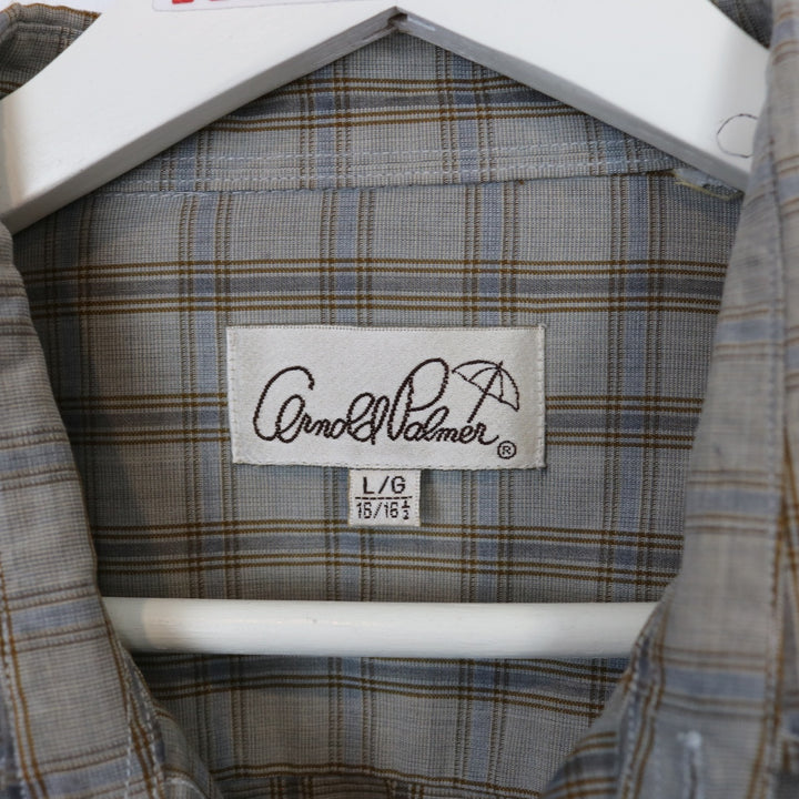 Vintage Arnold Palmer Plaid Button Up - L-NEWLIFE Clothing