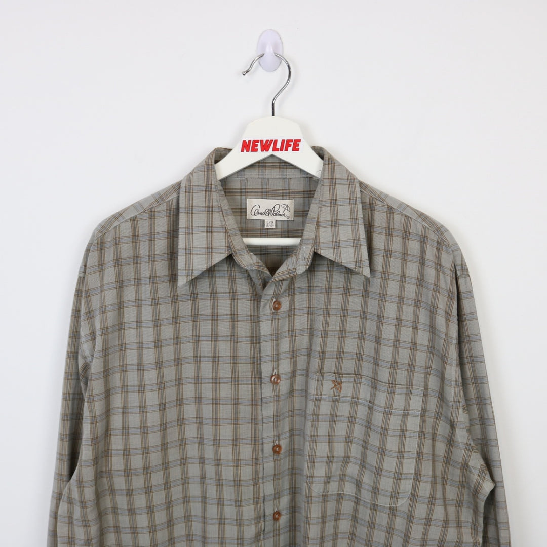 Vintage Arnold Palmer Plaid Button Up - L-NEWLIFE Clothing