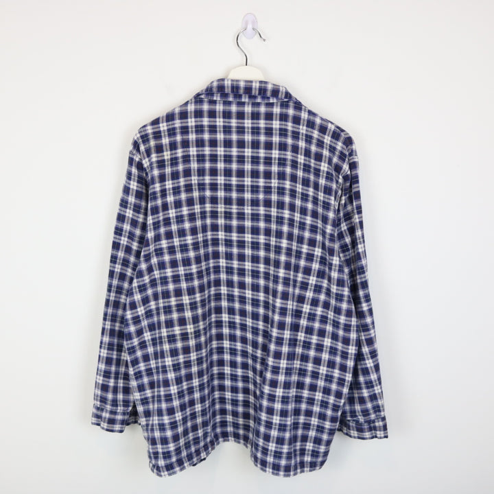 Vintage 90's Northern Spirit Plaid Flannel Button Up - L-NEWLIFE Clothing