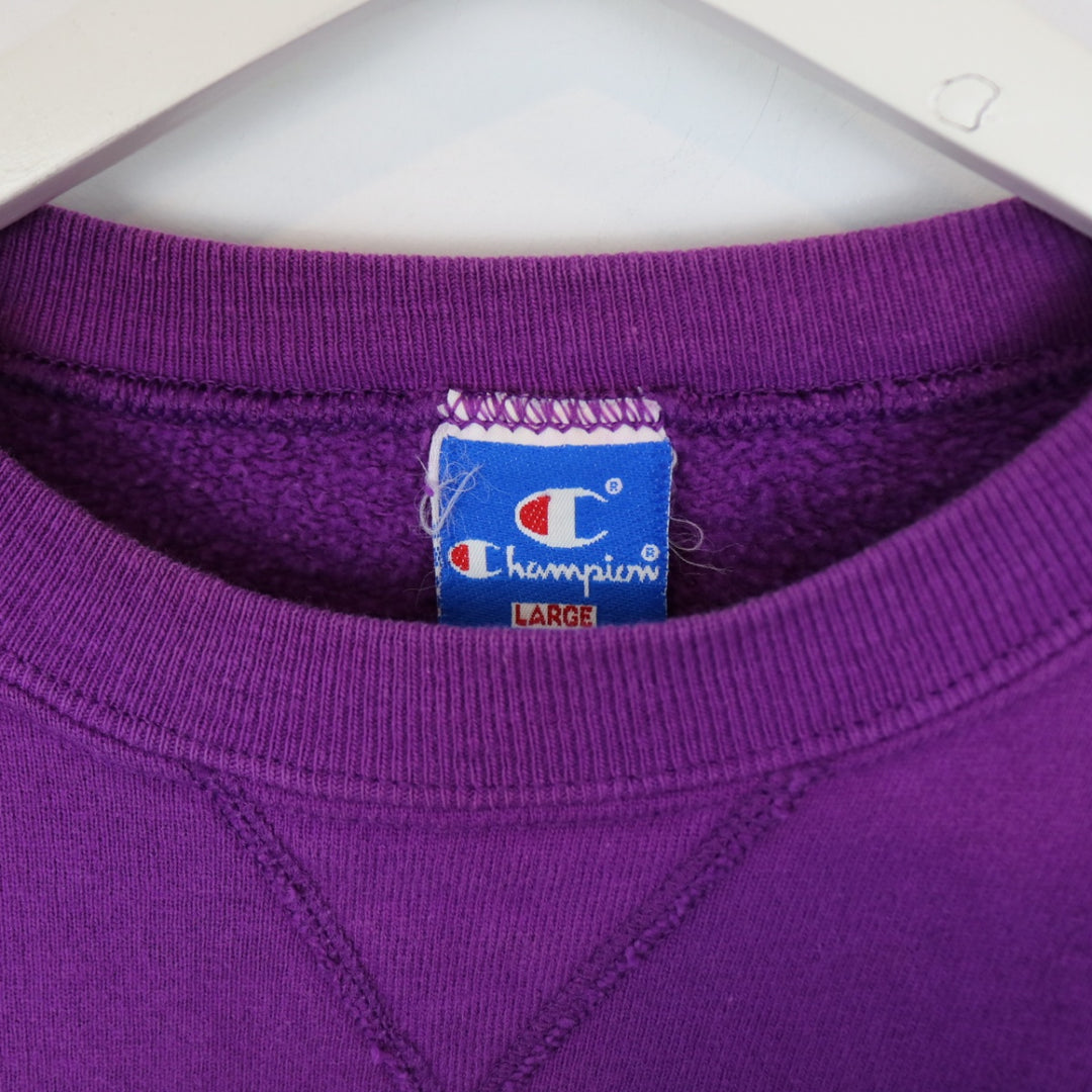 Vintage 90's Champion Script Logo Crewneck - M-NEWLIFE Clothing