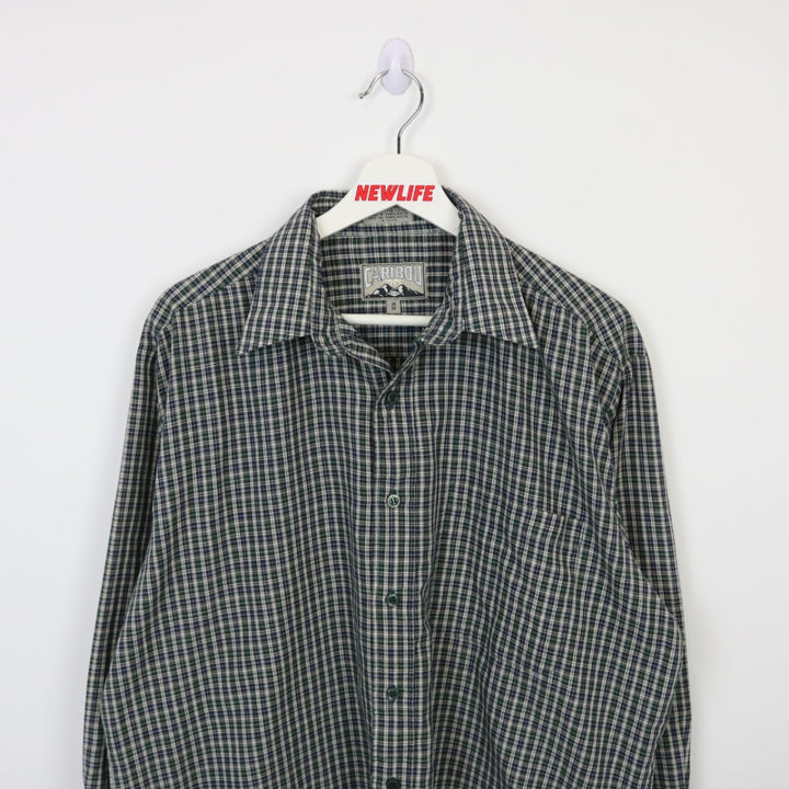 Vintage 90's Caribou Plaid Button Up - L-NEWLIFE Clothing