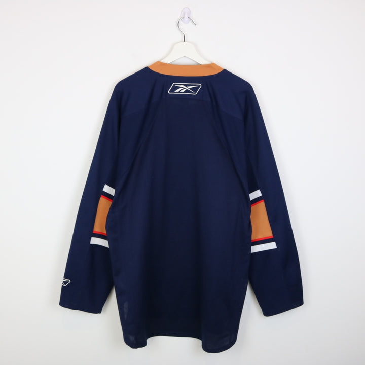 Vintage 00's Edmonton Oilers NHL Reebok Jersey - XL-NEWLIFE Clothing