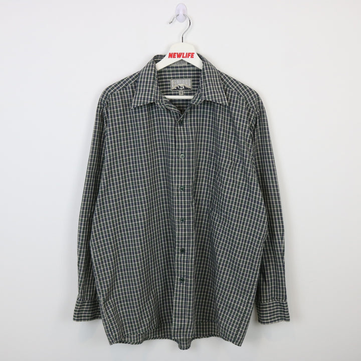 Vintage 90's Caribou Plaid Button Up - L-NEWLIFE Clothing