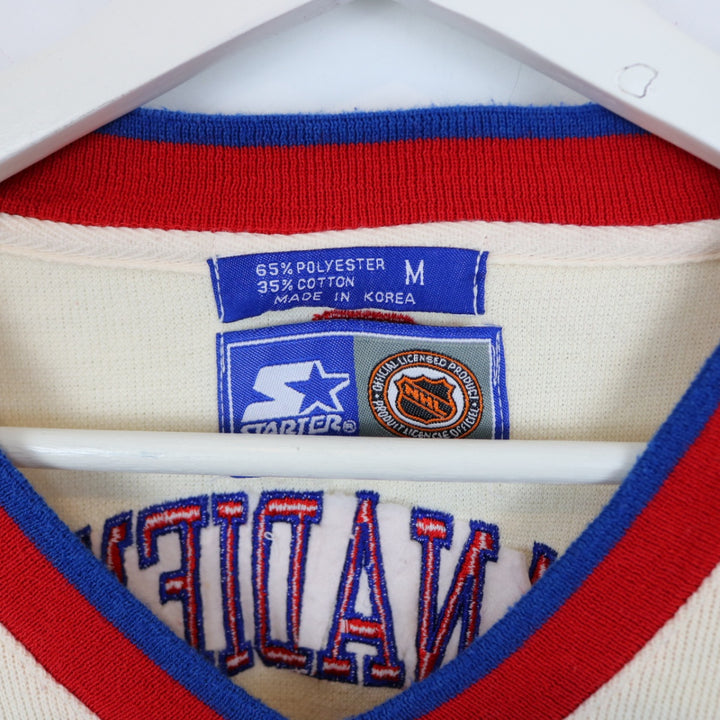 Vintage 90's Montreal Canadiens NHL Starter Knit Jersey - M-NEWLIFE Clothing