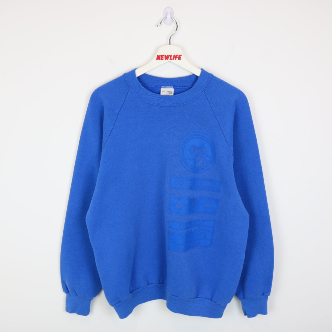 Vintage 80's Jasper Canada Crewneck - M-NEWLIFE Clothing