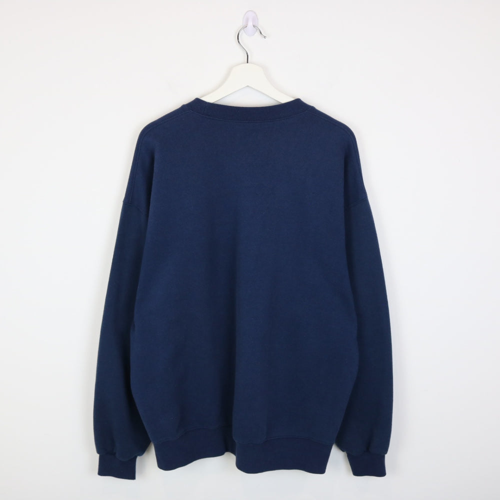 Vintage 90's NAVY Military Crewneck - XL-NEWLIFE Clothing