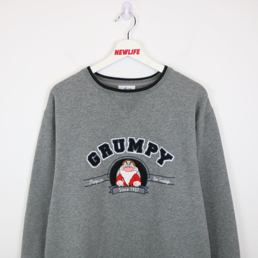 Vintage 00's Disney Grumpy Crewneck - M-NEWLIFE Clothing