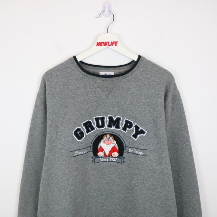 Vintage 00's Disney Grumpy Crewneck - M-NEWLIFE Clothing