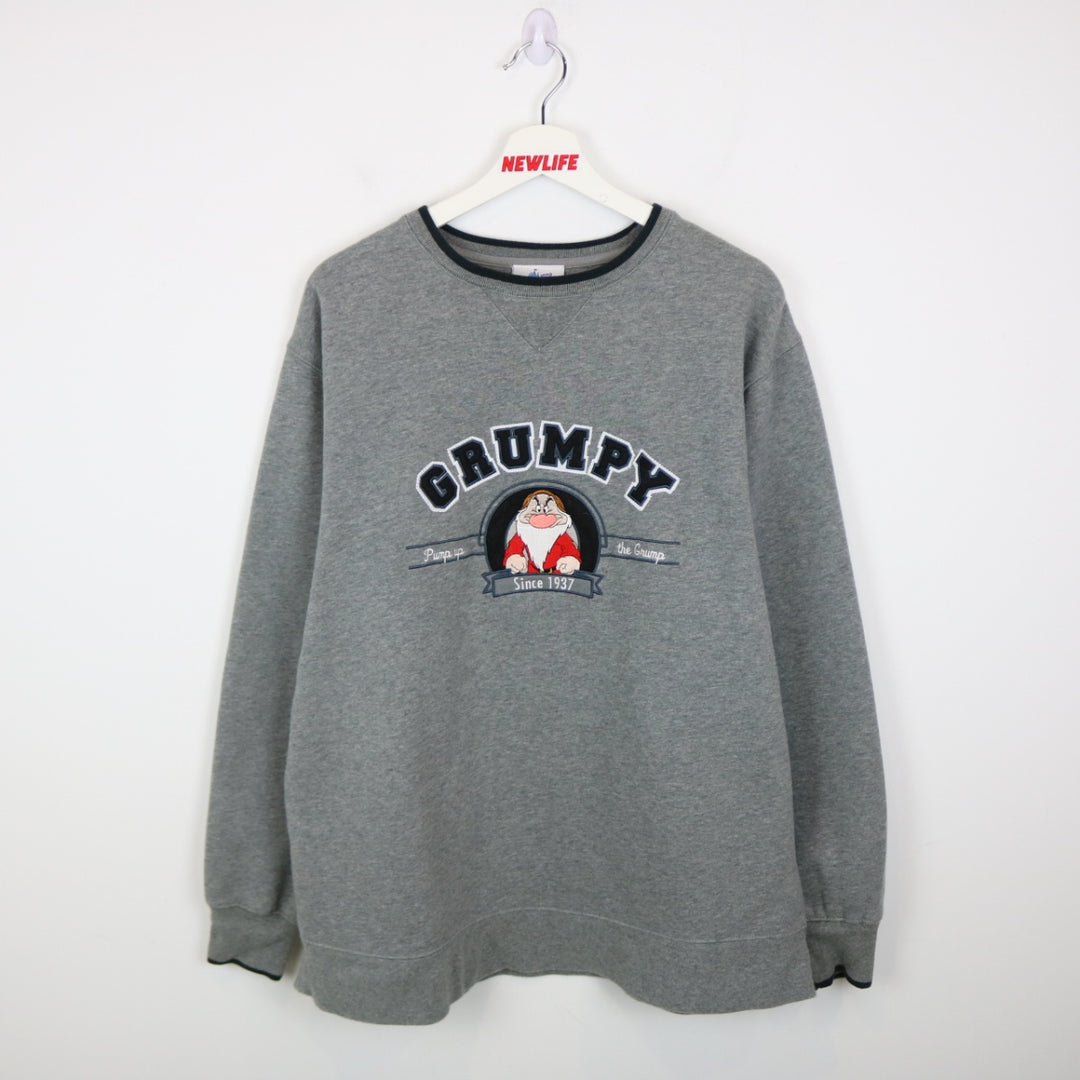 Vintage 00's Disney Grumpy Crewneck - M-NEWLIFE Clothing