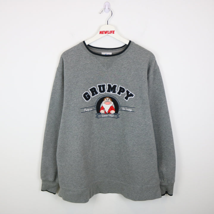 Vintage 00's Disney Grumpy Crewneck - M-NEWLIFE Clothing